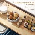 thumbnail image 4 of HOMCOM Îlot de Cuisine Moderne Roulant avec Tiroirs, Bleu, 4 of 10