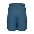 thumbnail image 4 of EOYWHK Cycling Shorts for Men Elastic Waist Athletic Shorts Loose Fit Solid Color Gym Workout Running Shorts, 4 of 7