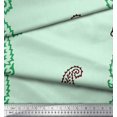 thumbnail image 2 of Soimoi Poly Georgette Fabric Paisley Block Decor Fabric Printed Yard 42 Inch Wide, 2 of 3