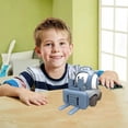 thumbnail image 4 of Blue Inertial Sliding Whistle Construction Truck Interactive Blowing Toy Abs Smooth And Durable Auditory And Breath Training Toy For Kids Fun Play And Learning, 4 of 6