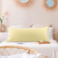 thumbnail image 2 of PiccoCasa Brushed Microfiber Pillowcase Body Pillow Pillowcase, King Light Tan, 2 of 9