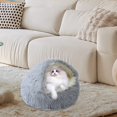 thumbnail image 3 of Winter Warm Semi Enclosed Pet Bed for Indoor Use with Lined and Cozy Protective Design, 3 of 3