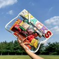 thumbnail image 2 of MTBLYS Snack Storage Bag Transparent Zipper Pouch Handheld Makeup Case Portable Waterproof Toiletry Bag 1 Pack Travel Organizer, 2 of 8