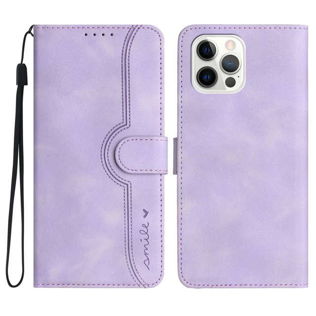 Compatible avec iPhone 13 Pro Max Étui Portefeuille en Cuir PU Premium avec Couverture Magnétique Intégrée