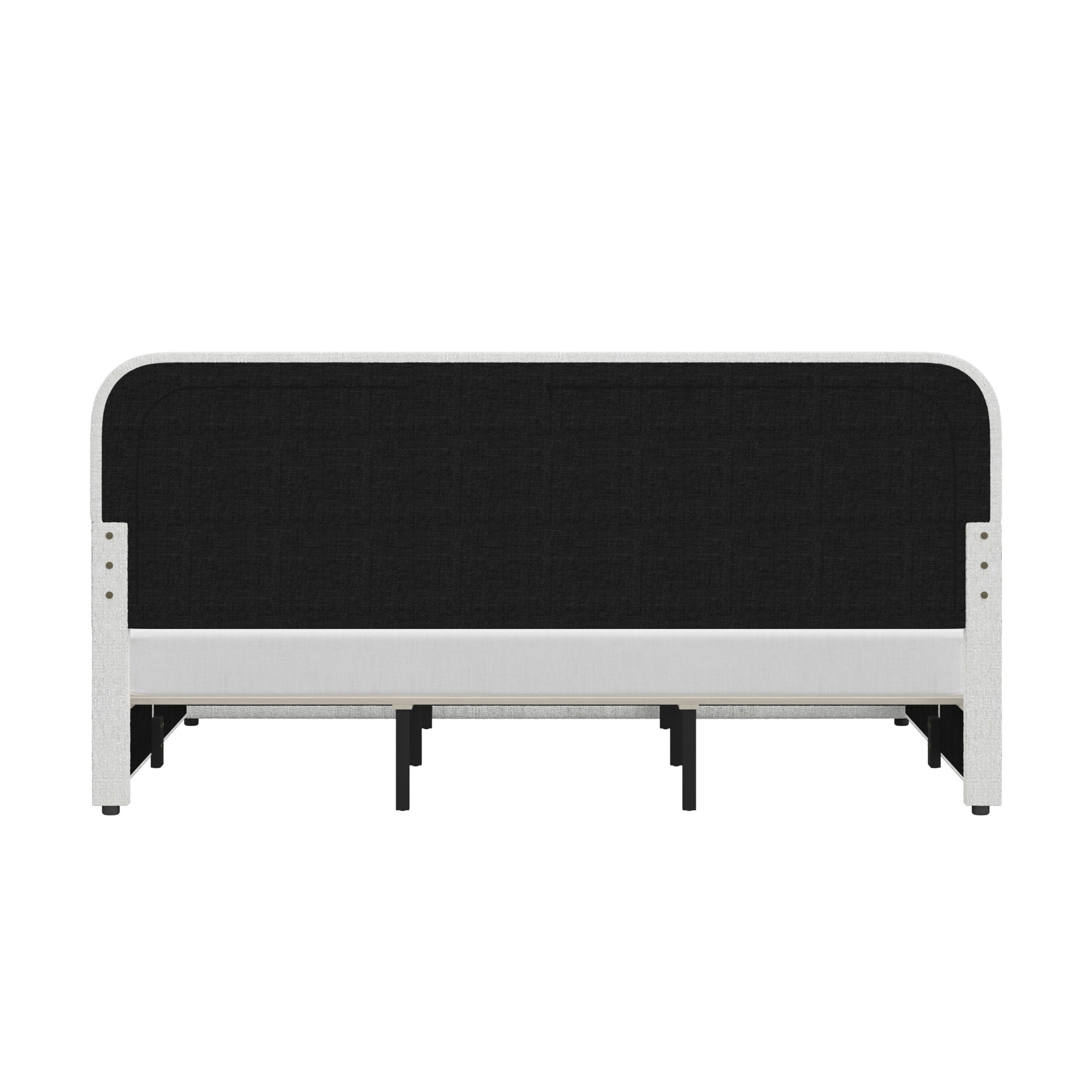 Lit plateforme double Juliet en tissu bouclé – Better Homes & Gardens, couleur ivoire