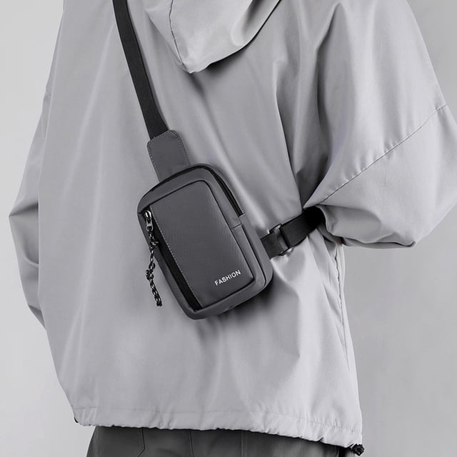 Vaidha Sac à Bandoulière pour Hommes Décontracté Voyage Plein Air Nylon Bandoulière Grande Capacité Multifonctionnel Sac de Rue pour Hommes Sacs pour Hommes