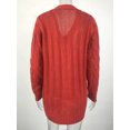 thumbnail image 2 of Cardigan en Tricot à Manches Longues pour Femmes avec Bouton Ouvert sur le devant, 2 of 3