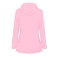thumbnail image 4 of Women Solid Rain Jacket Outdoor Plus Size Waterproof Hooded Raincoat Windproof, 4 of 9
