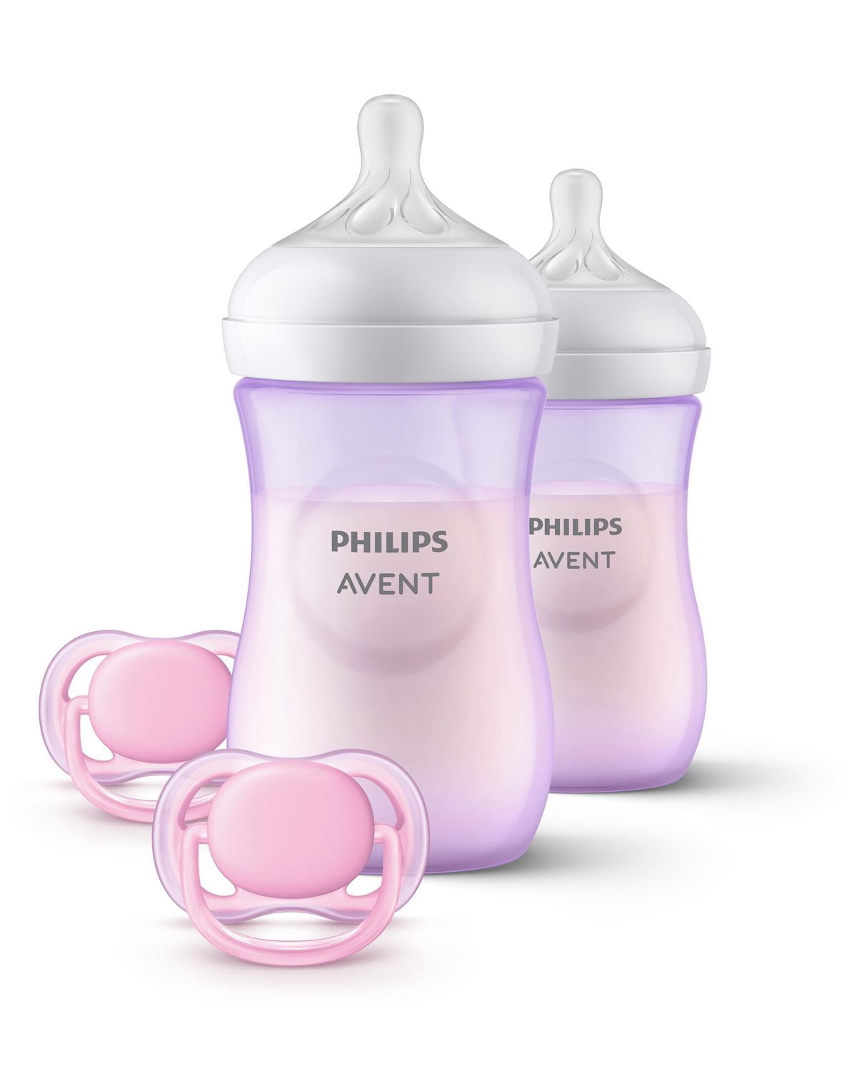 Ensemble Cadeau Biberon Naturel Philips Avent Violet, SCD837/01
