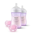 thumbnail image 1 of Avent Natural Baby Bottle Purple Gift Set SCD837/01, 1 of 6