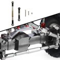 thumbnail image 4 of Alliage d'Aluminium Voiture Direction Tige de Traction Tige 1/16 Servo pour WPL B16 B24 Noir, 4 of 8