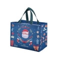 thumbnail image 2 of Christmas Tote Bags With Handles, Christmas Reusable Grocery Bags Multipurpose Non-woven Large Gift Bag Grocery Shopping Bags For Holiday Christmas Party, 2 of 8
