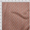 thumbnail image 4 of oneOone Coton Flex Orange Tissu Fruits Matière de Robe Tissu Imprimé Tissu au Mètre 40 Pouces de Large, 4 of 4