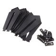 thumbnail image 1 of simhoa 10 Pcs Plastic Display Stand Easel Plate Display Photo Holder Stand for Display Black 180x75x6mm, 1 of 8