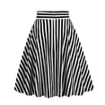 thumbnail image 3 of B91xZ Jupe Basique Décontractée pour Femme, Jupe Crayon Longue Maxi Modeste en Coton Extensible, Noir m, 3 of 4