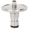 thumbnail image 2 of Silver Connector Gas Post,  Clamp Adapter, 1.5in Triple Clamp For Brewer Fitting Replacement Parts Brewing Accessory, 2 of 8