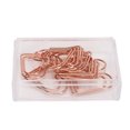 thumbnail image 3 of Clips de Bureau, 100pcs Trombones Or Rose Trombones Artisanat Exceptionnel, 3 of 14