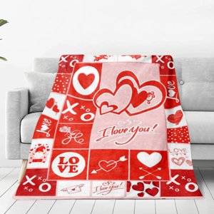 Weighted Blanket Clearance! Valentine’S Day Home Furnishing Blanket Flannel Blanket Warm Blanket Decoration Blanket Valentines Day Decorations 1Pc Blanket