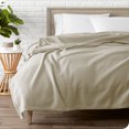 thumbnail image 2 of Bare Home Polar Fleece Bed Blanket - Lightweight - Premium Fleece - Throw, Oyster, 2 of 7