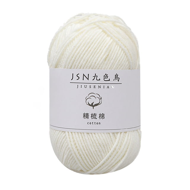 Fridja Milk Cotton 4 Strands Baby Line Diy Doll Cotton Thread Crochet Baby Wool