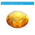 thumbnail image 4 of Unique Bargains 40mm Flat Back Round Acrylic Rhinestones, 50 Pack Plastic Circle Gems for Jewelry Making Costume, Yellow, 4 of 6