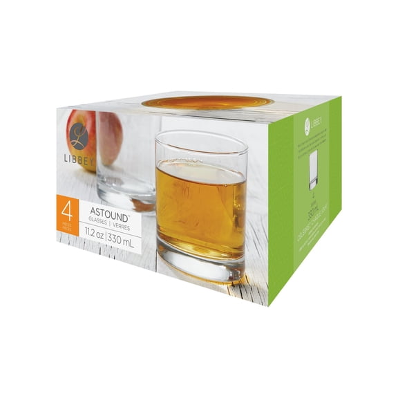 Libbey Astound Double-Old-Fashioned Glass