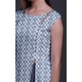thumbnail image 3 of Bimba Kurti d'Été Sans Manches Imprimé Tunique Droite Robes pour Femmes, 3 of 6