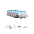 thumbnail image 1 of Ensemble de piscine hors sol ovale Intex Prism Frame™ 16'6 FT x 9 FT, 1 of 9
