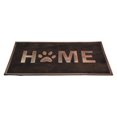 thumbnail image 3 of Northlight Gold Finish "Home" with Paw Print Rubber Doormat 18" x 30", 3 of 5