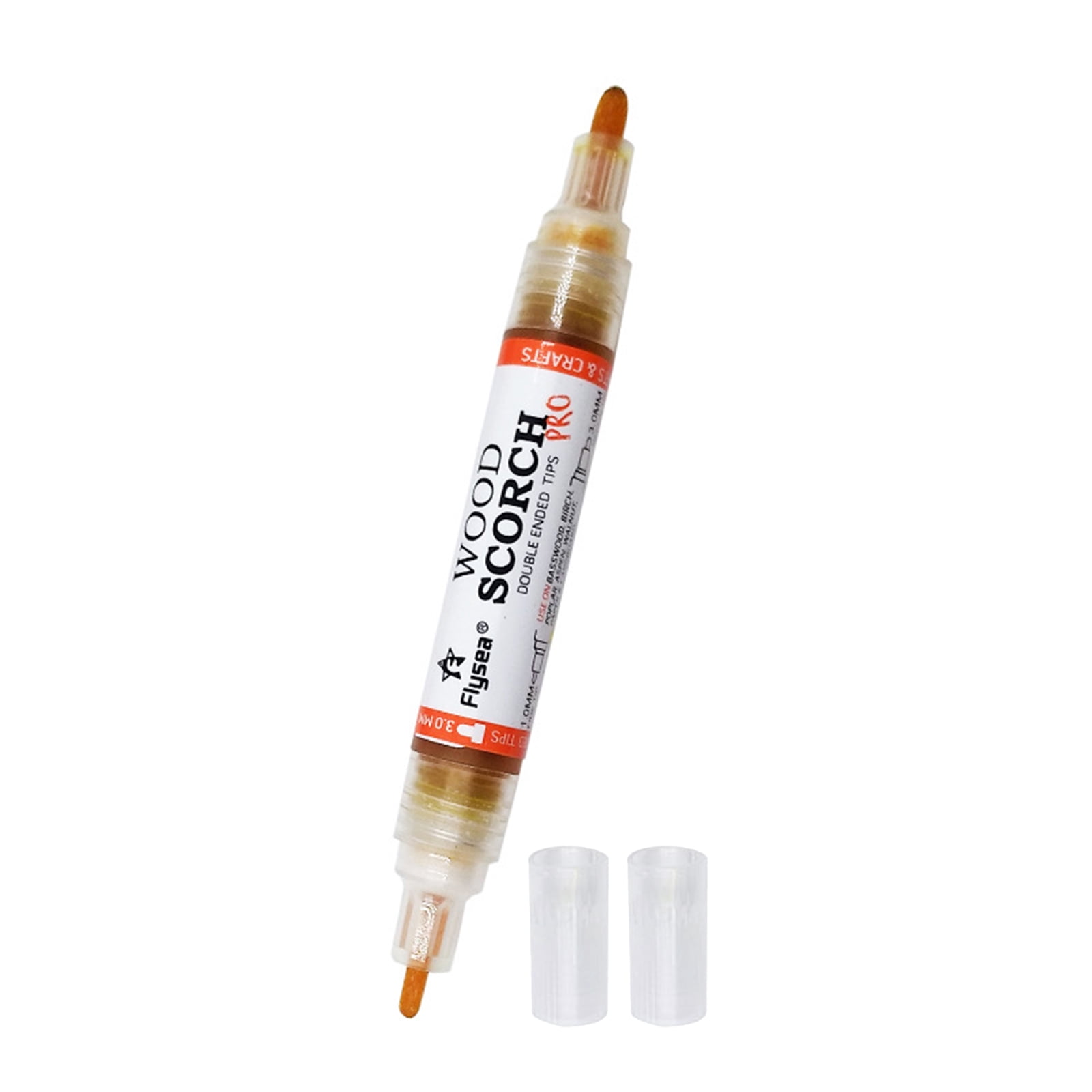 Scorch Marker DIY Scorch Pen Marker Double Head Wood Burning Pen Marker Pyrography Marker for DIY Projects Wood Burner Tool