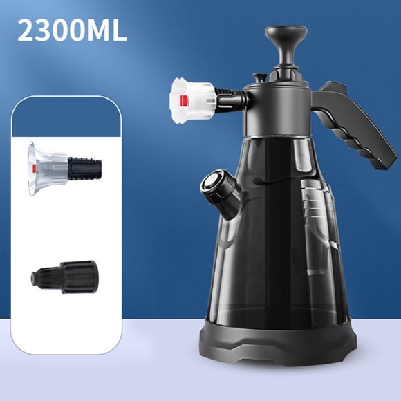 Yimiti Snow Foam Pump Sprayer Pressure Sprayer 2.3L For Hydro Spray Bottle With Two Nozzles,A