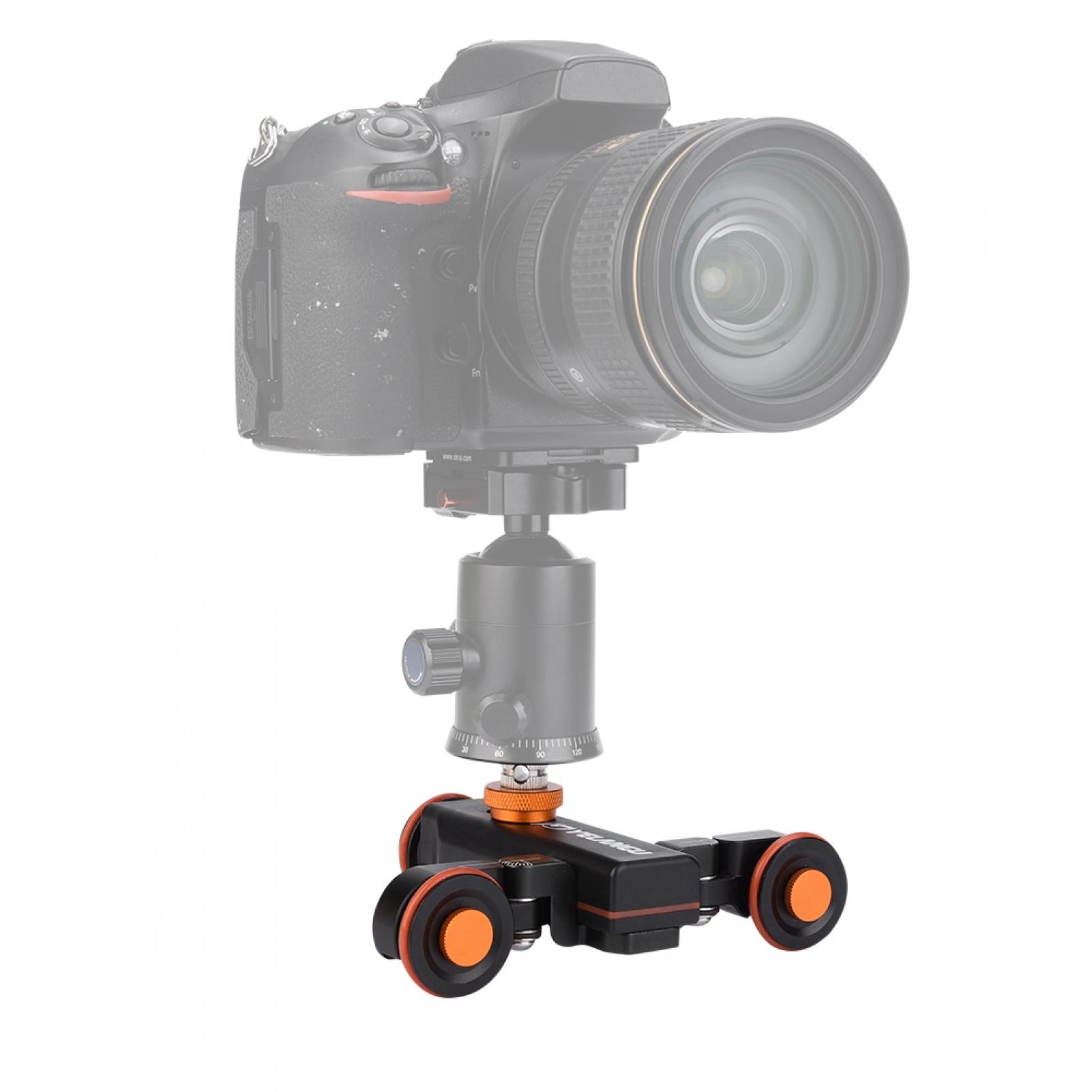 LAFGUR Camera Motor Dolly YELANGU L4X Mini Motorized Electric Track Slider Motor Dolly