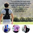 thumbnail image 4 of Unisex Back Posture Corrector Magnetic Adjustable Posture Brace Back Support Belt XL, 4 of 5