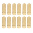 thumbnail image 1 of Electric Guitar Pickup Rods, Pickup Magnet Slug Rod Fine Workmanship Compact Size Glossy Finish Wear Resistant Iron 12PCS  For Stringed Instrument Silver,Gold, 1 of 8