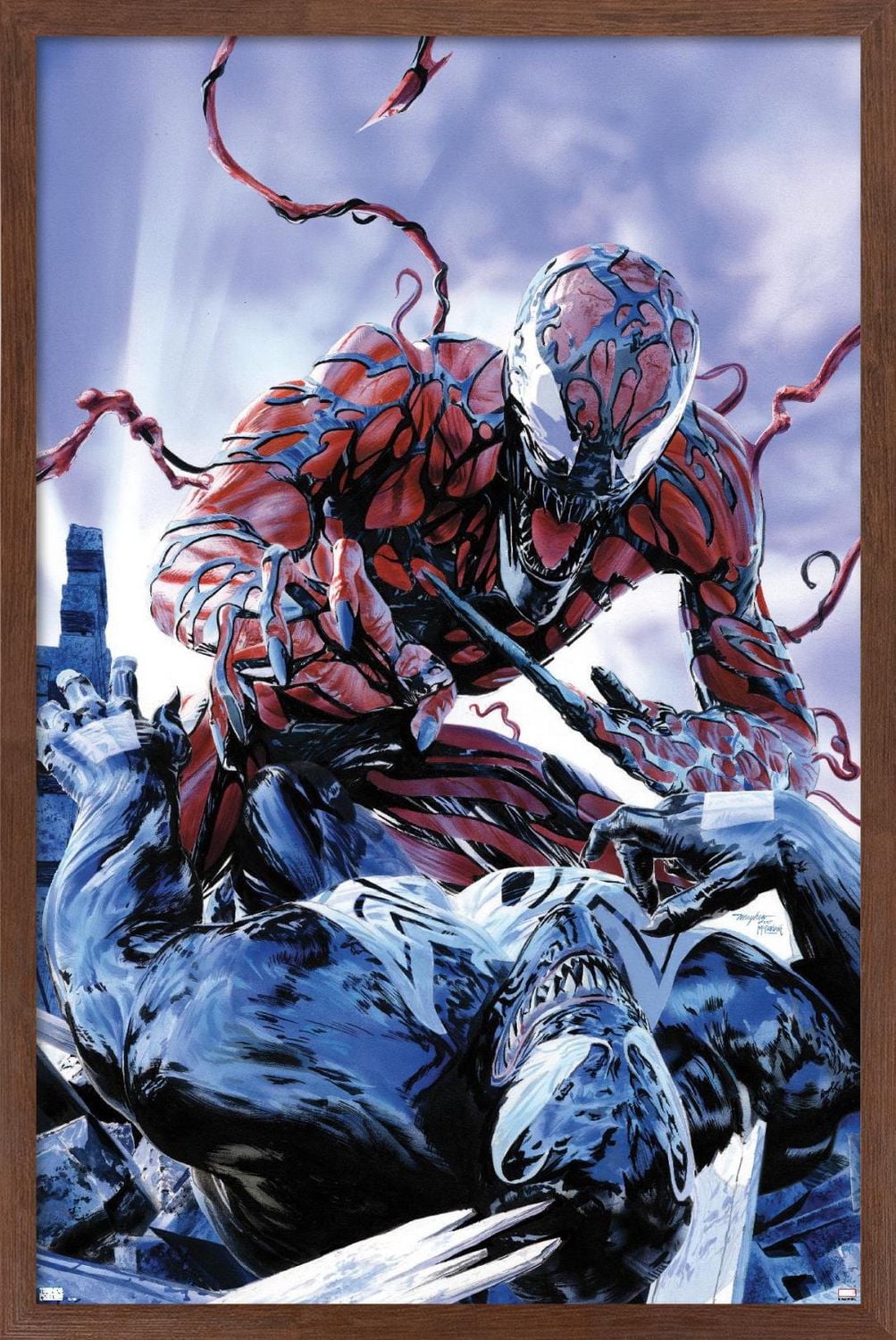 Marvel Comics - Carnage Battle with Venom Wall Poster