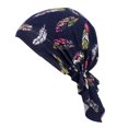 thumbnail image 1 of Turban en Coton pour Femmes, Bonnet Extensible de Chimiothérapie, Couvre-Chef, Couvre-Chef, Taille Unique, 1 of 7