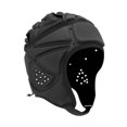 thumbnail image 4 of S SERENABLE Rugby Helmet Adjustable Shockproof Rugby Headguard for Playing Soccer Adults Black, 4 of 9