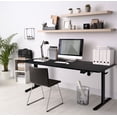 thumbnail image 1 of Bureau Électrique Réglable de 55 Pouces pour Ordinateur, Table de Bureau à Domicile avec Prise de Courant, 1 of 6