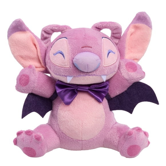 Disney Stitch Halloween Small Plush Angel Toy, Angel in Vampire Bat Costume, Ages 2+