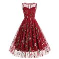thumbnail image 1 of SMihono Robe d'Été pour Femmes Grande Taille Nouvelle Mode Décontractée Manches Longues Col Rond Chandail Contrasté Haut Vêtements pour Femmes Robe Chandail en Molleton, 1 of 8
