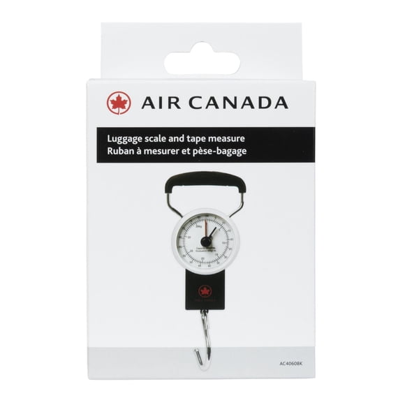 Air Canada 83 lbs (37.6 kg) Luggage Scale and Tape Measure