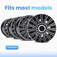 thumbnail image 2 of Alpena Le Mans 16" Silver Wheel Covers Hubcaps for Steel Rims, Set of 4, 2 of 9