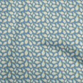 thumbnail image 1 of oneOone Rayon Medium Blue Fabric Dragonfruit Sewing Craft Projects Fabric Prints By Yard 56 Inch Wide, 1 of 4