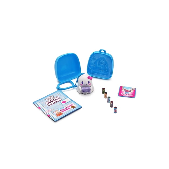 STICKI ROLLS STICKI MATES - COLLECTIBLE STICKER DISPENSING MINI CHARACTERS - 50 STICKERS & BACKPACK CLIP - 5+