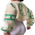 thumbnail image 4 of Women Loose Pullover Sweatshirts Letter Thickened Long Sleeve Tops, 4 of 7