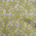 thumbnail image 1 of oneOone Polyester Spandex Lime Green Fabric Tropical Line Drawing Leaf Sewing Craft Projects Fabric Prints By Yard 56 Inch Wide, 1 of 5