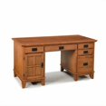 thumbnail image 1 of Bowery Hill Bureau d'Ordinateur sur Piédestal avec Rangement en Chêne Cottage, 1 of 4