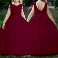 thumbnail image 2 of Kcodviy Spring and Summer New Back A Line Children's Dress Puffy Dress Love Girls Dress Princess Dress Girl Model Plus Size Ballet Dress Catwalk Dress Party Dress, 2 of 7