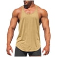 thumbnail image 1 of Lmnyox Men's Workout Tank Tops Cotton Sleeveless Stretchy Training Muscle Tee Quick Dry Athletic Shirts, 1 of 5