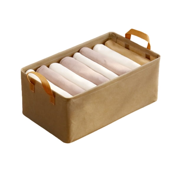 tumgatte Fabric Storage Box, Large Capacity Foldable Non-woven Storage Box, Storage Box, Uncovered, Organized Household Drawer Type Up to 45% off